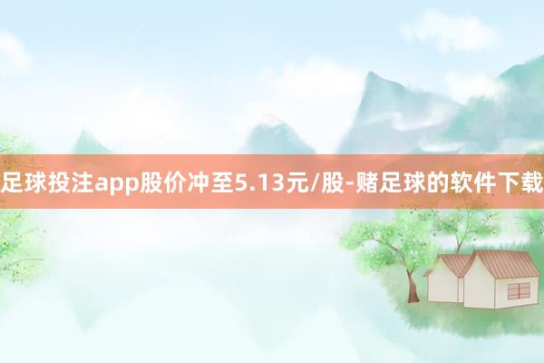 足球投注app股价冲至5.13元/股-赌足球的软件下载