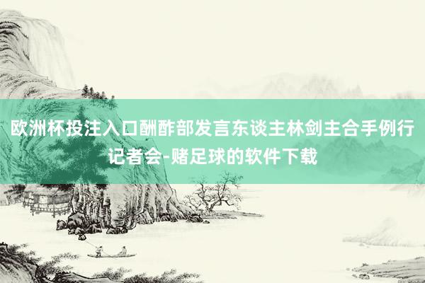 欧洲杯投注入口酬酢部发言东谈主林剑主合手例行记者会-赌足球的软件下载