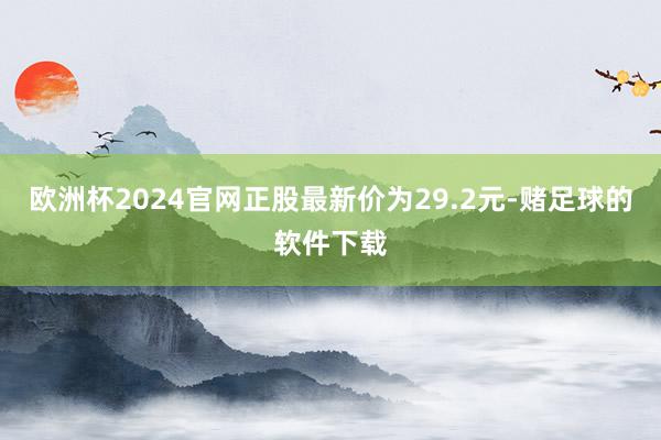 欧洲杯2024官网正股最新价为29.2元-赌足球的软件下载