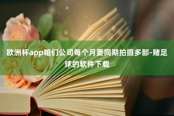 欧洲杯app咱们公司每个月要同期拍摄多部-赌足球的软件下载