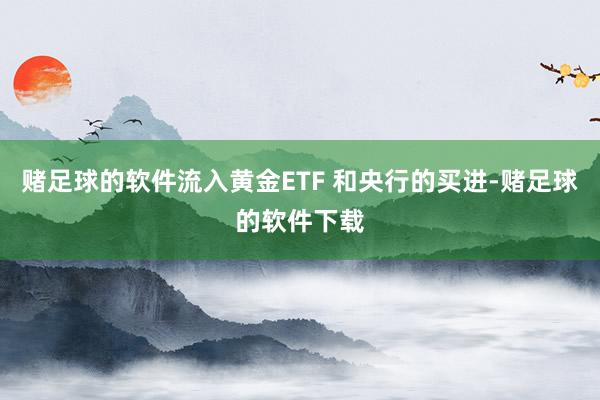 赌足球的软件流入黄金ETF 和央行的买进-赌足球的软件下载